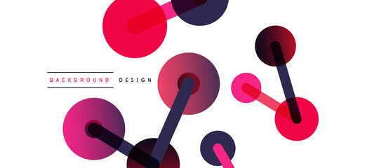 Network concept abstract background. Dots connection. Big data idea. Business template for wallpaper, banner, background or landing