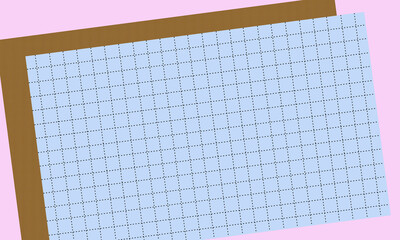 peach background with grid texture and overlapping grid slant