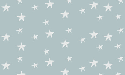 light blue background with star cluster