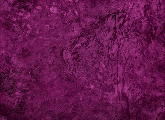dirty plaster pink concrete wall texture used as background. old grungy texture, dark purple stained concrete background. texture of violet decorative stucco or cement.