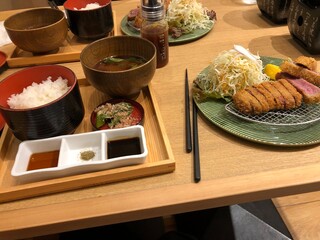牛かつ定食