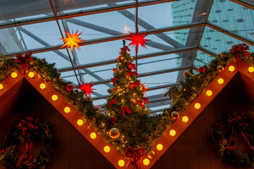 東京都港区六本木のクリスマスシーズンの景色