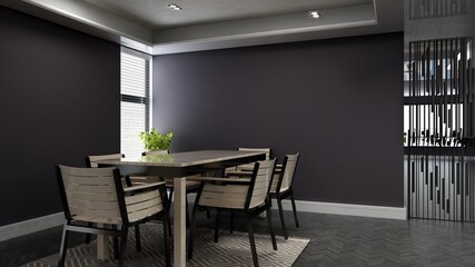 modern office meeting room for company logo mockup