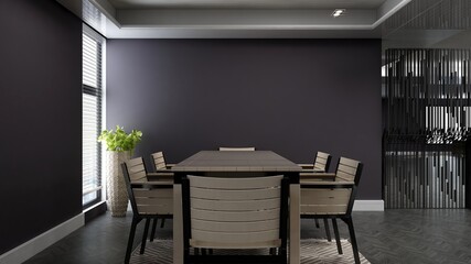 modern office meeting room for company logo mockup