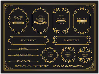 飾り枠　フレーム　クラシック
