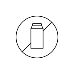 Dairy free icon design vector illustration