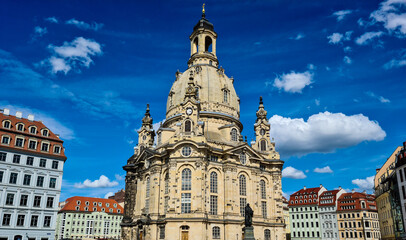 The Dresdner Frauenkirche ("Church of Our Lady") is a Lutheran church in Dresden, Germany.
