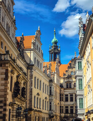 Fototapeta na wymiar Medieval city of Dresden, Germany