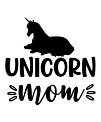 Unicorn svg tshirt design