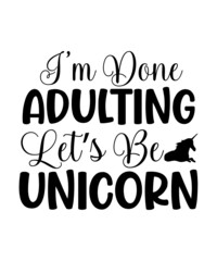 Unicorn svg tshirt design