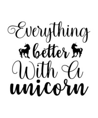 Unicorn svg tshirt design