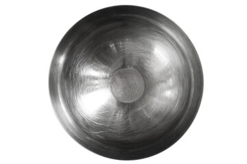 Metallic bowl isolated