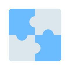 Puzzle Vector icon which is suitable for commercial work and easily modify or edit it

