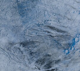 Frozen ground texture. Ice and snow. Cold surface during winter.