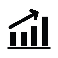 Statistics Vector icon which is suitable for commercial work and easily modify or edit it

