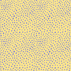 Seamless pattern with dots. Vector doodle illustration for wallpaper, fabric