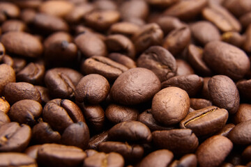 roasted coffee beans background