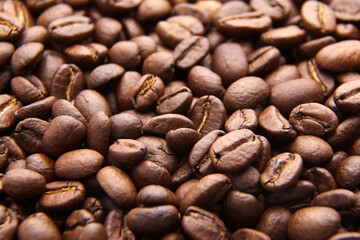 roasted coffee beans background