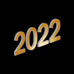 2022 Happy new year design template