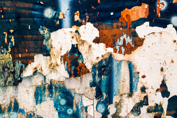 Old multi colored wall texture 