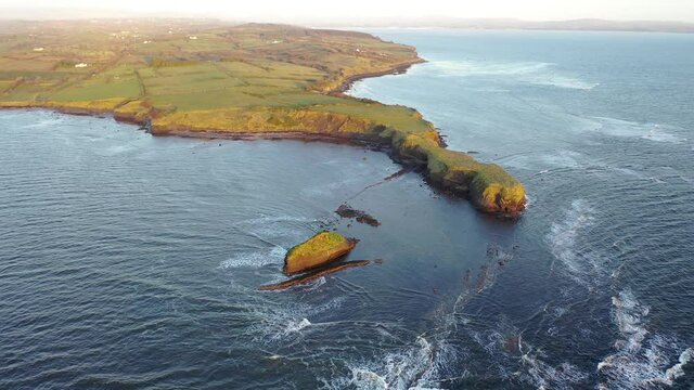 The beautiful eagles nest rock by Mountcharles in County Donegal - Ireland.