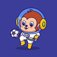 Monkey Astronaut Juggling