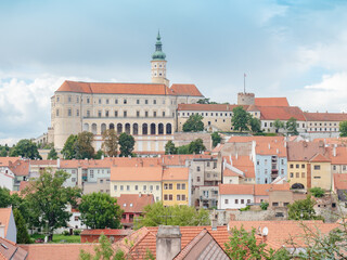 Obraz premium Beautiful Mikulov castle, Southern Moravia, Czech Republic