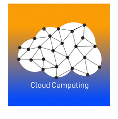 cloud computing vector logo