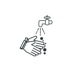 Washing hand illustration designs vector templates