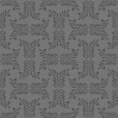 Seamless pattern with leaves for fabrics and textiles
