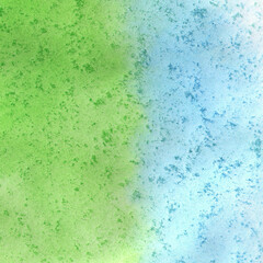 Hand Drawn Background with Watercolor Colored Splashes.