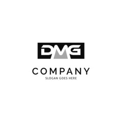 Initial Letter DMG Icon Vector Logo Template Illustration Design