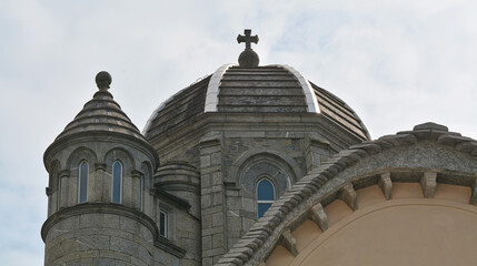 Il Santuario della Madonna del sangue a Re nel Verbano-Cusio-Ossola, Piemonte, Italia.