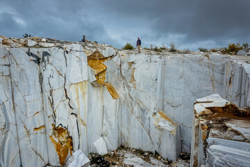 The guy at the marble quarry