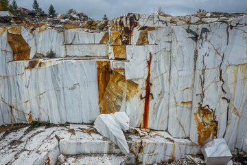 Marble quarry near Lake Baikal