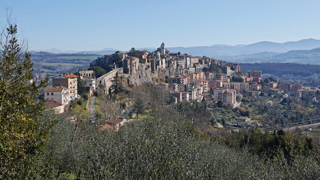 view of the village of orte