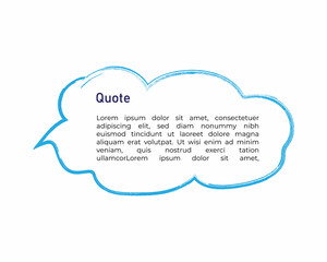 vector illustration for quotes templates