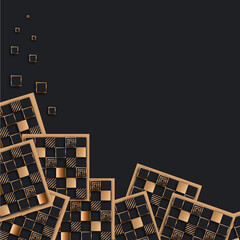 Chess black background