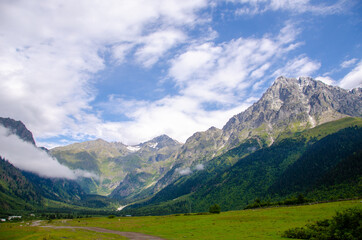 swiss mountains landscape