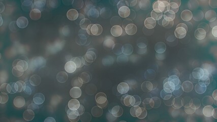 Bokeh of light on dark background. Various colorful patterns.