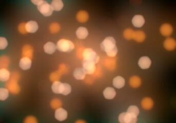 Defocused point light sources on dark background. Visual element for montage. Abstract modern backdrop for multiple uses. © Jakub