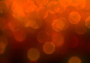 Defocused point light sources on dark background. Visual element for montage. Abstract modern backdrop for multiple uses. © Jakub