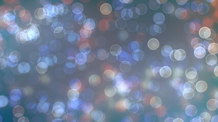 Bokeh abstract texture. Colorful. Defocused background. Blurred bright light. Circular points. © Jakub