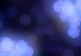 Bokeh abstract texture. Colorful. Defocused background. Blurred bright light. Circular points. © Jakub
