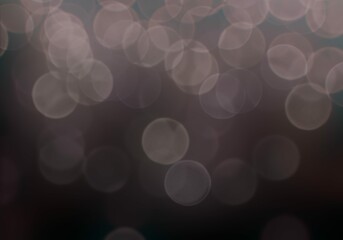 Bokeh abstract texture. Colorful. Defocused background. Blurred bright light. Circular points. © Jakub