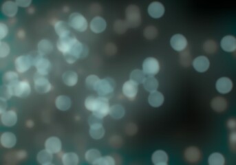 Bokeh abstract texture. Colorful. Defocused background. Blurred bright light. Circular points. © Jakub