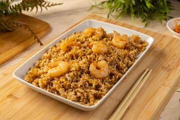Fried rice with shrimp