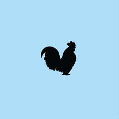 chicken logo vector abstract template