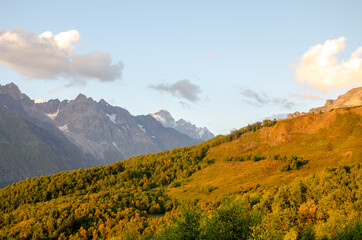 autumn in the mountains