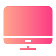 television gradient icon